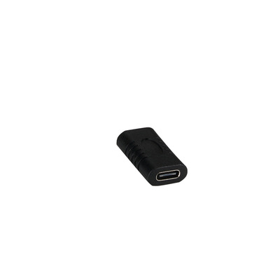 USB 3.2 Typ-C Adapter, Typ-C Buchse - -- Typ-C Buchse, schwarz, EBUSBC-C-FF (Produktbild 1)