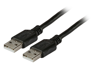 USB2.0 Anschlusskabel A-A, St.-St. -- 0,5m, schwarz Classic, K5253SW.0,5 (Produktbild 1)