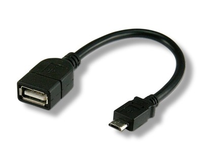 USB2.0 OTG Kabel A Buchse - Micro-B -- Stecker 0.2m, ICOC-UOTG-194 (Produktbild 1)