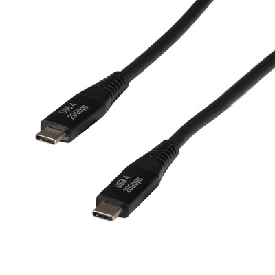 USB4 20Gbit Kabel, Typ-C St - Typ-C St -- 4K120Hz, 100W, 2m, EBUSBC40-20G.2 (Produktbild 1)