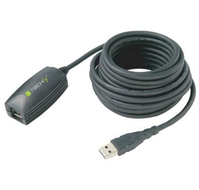 USB 3.0 Aktives Verlängerungskabel, 5 m -- schwarz, ICUR3050 (Produktbild 1)