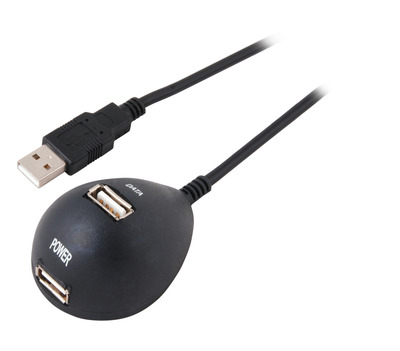 USB Desktop Verlängerungskabel,1,5m, sw -- A-Stecker/A-Buchse, EB438V2 (Produktbild 1)