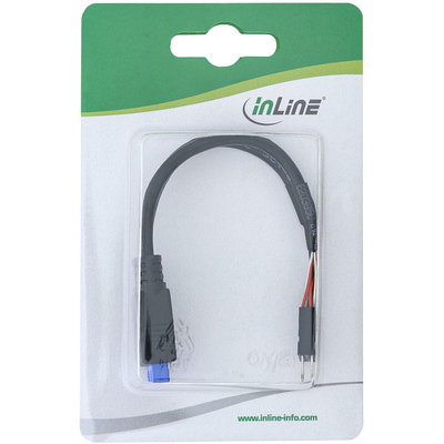 InLine USB 3.0 zu 2.0 Adapterkabel intern, USB 3.0 auf USB 2.0 Pfostenanschluss, 0,15m (Produktbild 11)