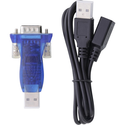 InLine® USB zu Seriell Adapter, Stecker A an 9pol Sub D Stecker, mit USB Verlängerung 0,8m (Produktbild 3)