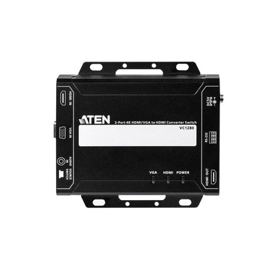 ATEN VC1280 2-Port 4K HDMI/VGA auf HDMI Konverter Switch  (Produktbild 5)