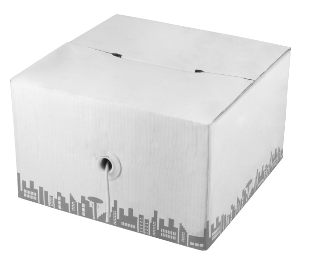 ECOLAN? CAT.5e AWG24, UTP 4P CPR Eca, PVC grau, 305m Box, 11930515-CPR (Produktbild 1)