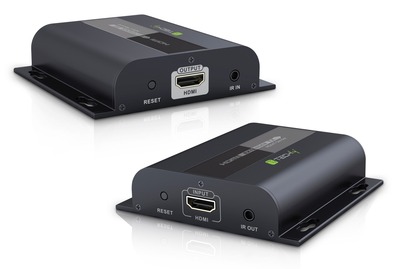 HDBitT HDMI Extender Sender/Empfänger over -- ,IP, mit IR, 120m, IDATA-EXTIP-383V4 (Produktbild 1)