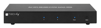 KVM-Switch DisplayPort 1.2, 2-Port -- Dual-View, IDATA-DP-KVM2 (Produktbild 1)