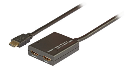 HDMI Kabel-Splitter 2-Port,unterstützt -- 4Kx2K, HDCP, ME1001V2 (Produktbild 1)