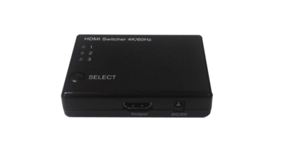 HDMI Switch 3-Port, unterstützt -- 3D/1080p, HDCP, inkl. Fernbedienung, ME1007V2 (Produktbild 1)