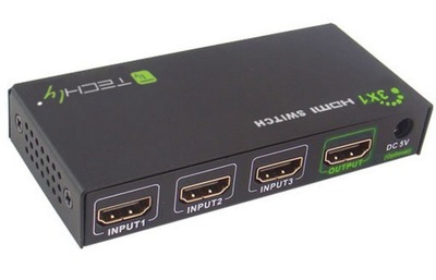 HDMI Switch 4K, UHD, 3D, 3-Port -- , IDATA-HDMI-4K31 (Produktbild 1)