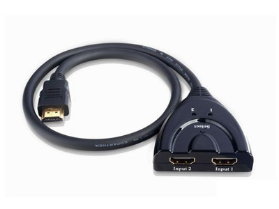HDMI Switch bidirektional 4K, UHD, 3D -- 2-Port, IDATA-HDMI-2BI (Produktbild 1)