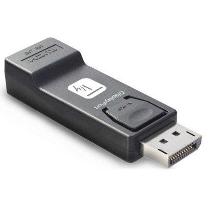 Adapter - DisplayPort1.2 Stecker auf -- HDMI Buchse, 4K 30Hz, IADAP-DSP-2124K3 (Produktbild 1)