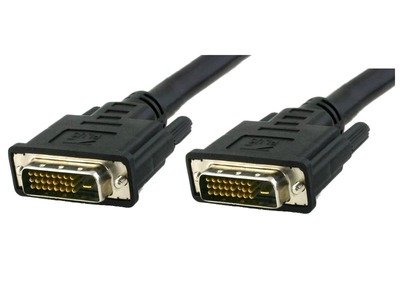 DVI-D Dual-Link Anschlusskabel -- Stecker/Stecker, schwarz, 0,5 m, ICOC-DVI-8105 (Produktbild 1)