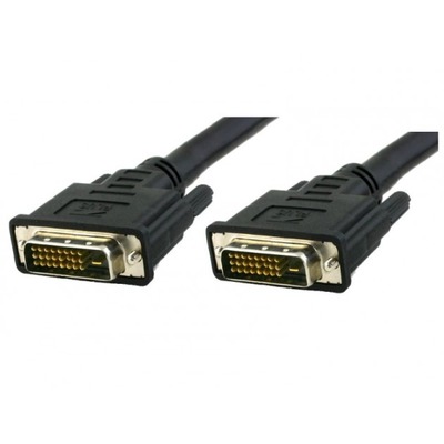 DVI-D Dual-Link Anschlusskabel -- Stecker/Stecker, schwarz, 1,8 m, ICOC-DVI-8100 (Produktbild 1)