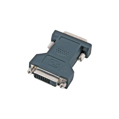 DVI-VGA Adapter, 2x DVI-D 24+1, Bu.-Bu. -- schwarz, EB464 (Produktbild 1)