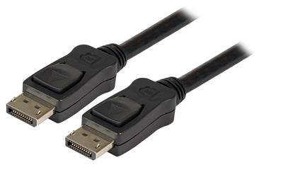 DisplayPort 1.2 Anschlusskabel -- 4K60HZ,Stecker-Stecker, 0,5m, schwarz, K5560SW.0,5 (Produktbild 1)