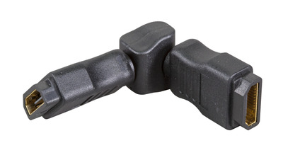 HDMI 3D-Adapter, 2x HDMI-A, Bu.-Bu. -- schwarz, EB478 (Produktbild 1)