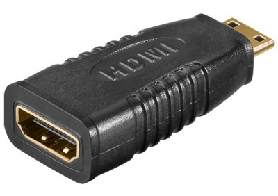 HDMI Adapter Buchse auf HDMI Mini C -- Stecker, IADAP-HDMI-MC (Produktbild 1)