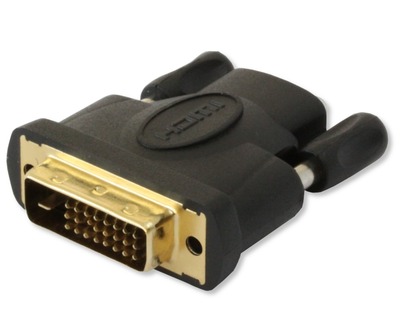 HDMI Buchse auf DVI-D 24+1 dual link -- Stecker, IADAP-DVI-HDMI-F (Produktbild 1)