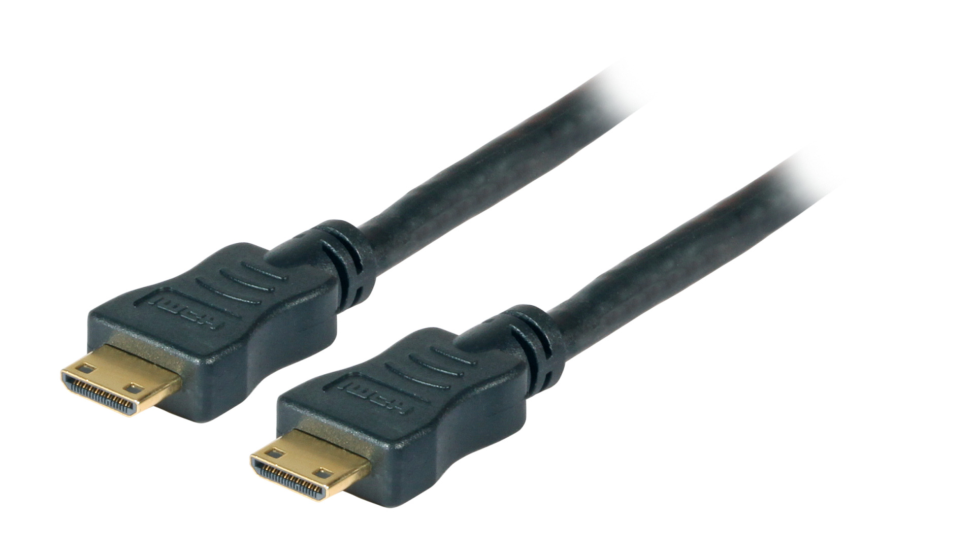 HighSpeed HDMI Kabel w.Eth. -- C-C St-St 1,0m schwarz, K5429.1V2 (Produktbild 1)