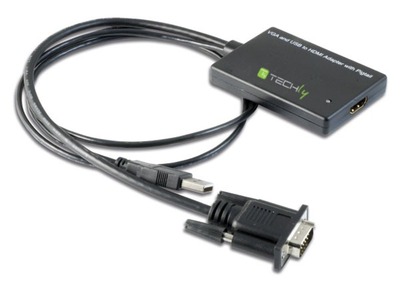 SVGA und Audio zu HDMI Konverter -- , IDATA-HDMI-VGA3 (Produktbild 1)