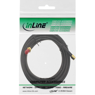 InLine® WLAN Kabel, R-SMA-Stecker auf R-SMA-Kupplung, 3m, bulk (Produktbild 11)
