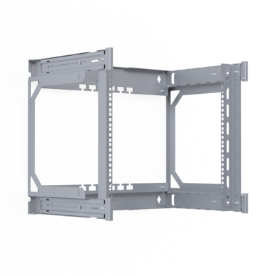 Rückrahmen für X-Rack Wandgehäuse -- 400-600mm 9HE 600x500mm verzinkt 1/3, WGX-BF09 (Produktbild 1)