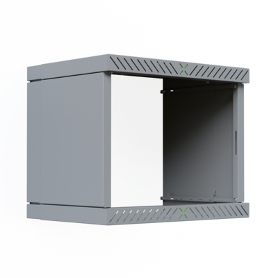 Verkleidung für X-Rack Wandgehäuse -- ohne Tür 9HE grau RAL7035 2/3, WGX-O09GR.S (Produktbild 1)