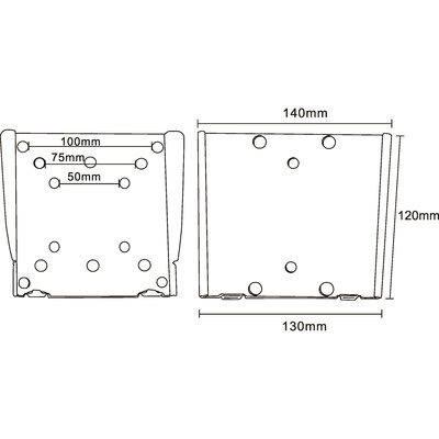 InLine® Wandhalterung für Flachbildschirme, 33-69cm (13-27), max. 30kg (Produktbild 2)