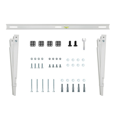 InLine® Halterung für Split Klimaanlage Außengerät oder Wärmepumpe, weiß (Produktbild 2)