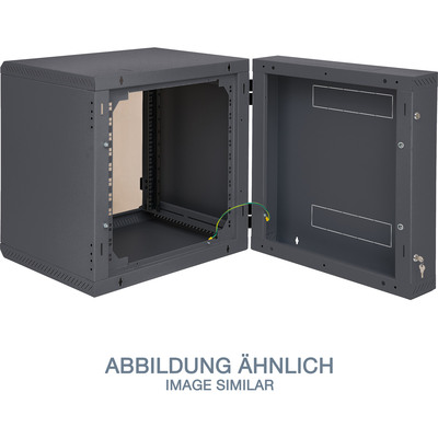 Triton RBA-18-AD5-BAX-A1 19 Wandschrank 18HE, 600x515mm, zweiteilig, schwarz (Produktbild 3)