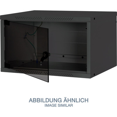 Triton RXA-09-AS4-BAX-A1 19 Wandschrank 9HE, 550x400mm, zerlegbar, schwarz (Produktbild 2)