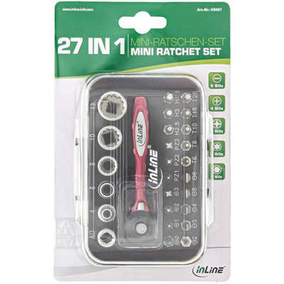 InLine® Mini-Ratschen-Set 27in1 (Produktbild 11)
