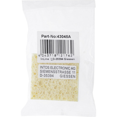 InLine® Ersatz-Schwamm für Lötstation, 5x5x1cm (Produktbild 3)