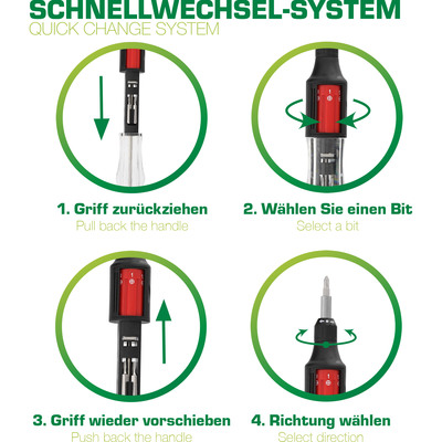 InLine® Ratschenschraubendreher 10-IN-1 mini (Produktbild 3)