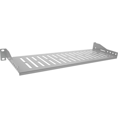InLine® 19 Fachboden, 150mm, 10kg, 1HE, RAL 7035, grau (Produktbild 2)