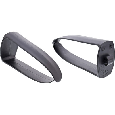 InLine® 19 Kabelführungspanel, 9 Kunststoffbügel abnehmbar, RAL 9005, schwarz (Produktbild 6)