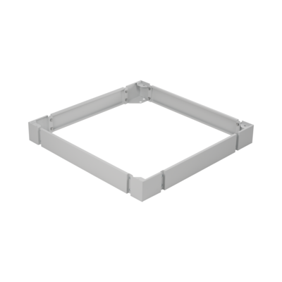 PEL Sockel für 800x800mm,  -- H=100mm, voll, RAL7035, PEL-SOK88VV.GR (Produktbild 1)