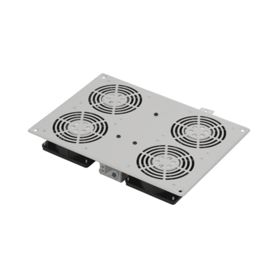 Dachlüfter 4-fach mit Thermostat, für PEL, RAL7035 --, PEL-LFD04ET.GR (Produktbild 1)