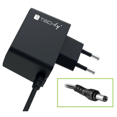 AC/DC Power Supply 5V 1A Plug 5.5x2.1mm Slim Black --