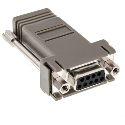 Adapter 9pol Sub D Buchse an RJ12 Buchse (Produktbild 1)