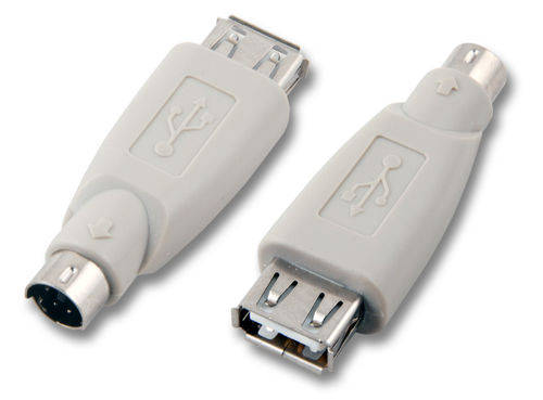 Adapter, USB-A auf Mini Din 6, Bu.-St.