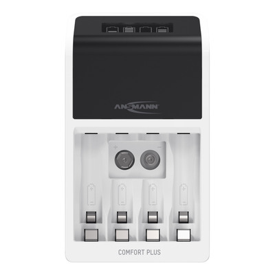 ANSMANN 1001-0094 Comfort Plus Schnell-Ladegerät für NiMH Akkus, AA oder AAA ANSMANN 1001-0094 Comfort Plus Schnell-Ladegerät für NiMH Akkus, AA oder AAA