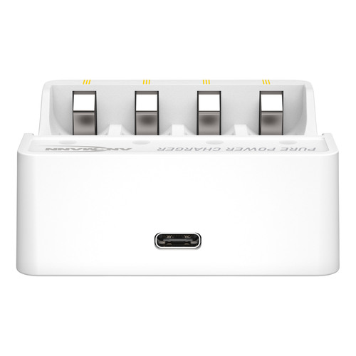 ANSMANN 1001-0181 Ladegerät für 4 Pure Power Li-Ion Akkus, USB-C