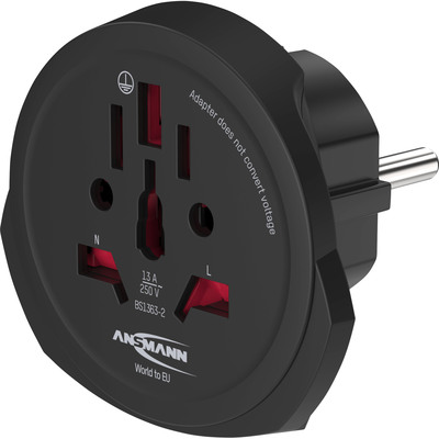 ANSMANN 1250-0011 Reisestecker World to EU ANSMANN 1250-0011 Reisestecker World to EU