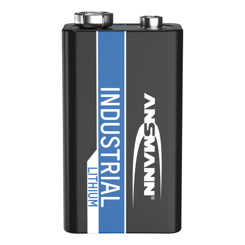 ANSMANN 1505-0002 Lithium-Industriebatterie 9V-E-Block, 5er-Pack