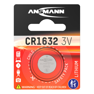 ANSMANN 1516-0004 Knopfzelle CR1632 3V Lithium (Produktbild 1)