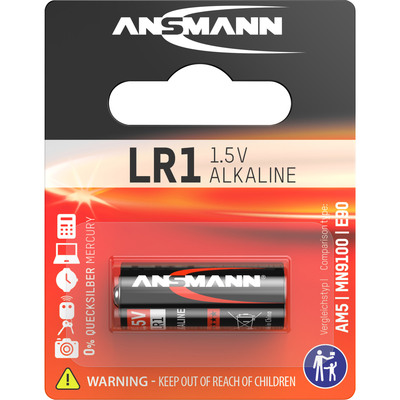 ANSMANN 5015453 Alkaline Batterie LR1 1,5V ANSMANN 5015453 Alkaline Batterie LR1 1,5V