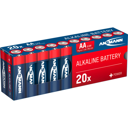 ANSMANN 5015548 RED Alkaline-Batterie, Mignon (AA), LR6, 20er Box